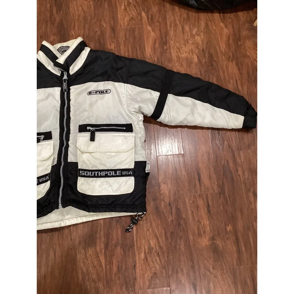 VINTAGE Southpole Jacket Men Puffer Reversible Y2K  Coat Size Large